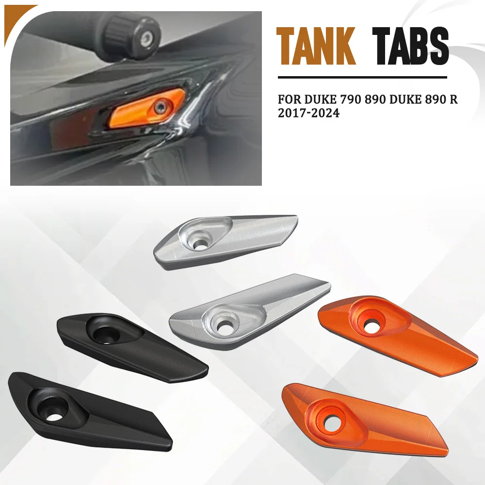 

For DUKE 790 890 DUKE 890 R 2017-2024 2023 2022 Motorcycle Accessories CNC Body Fuel Tank Side Panel Protector Cover Tank Tab