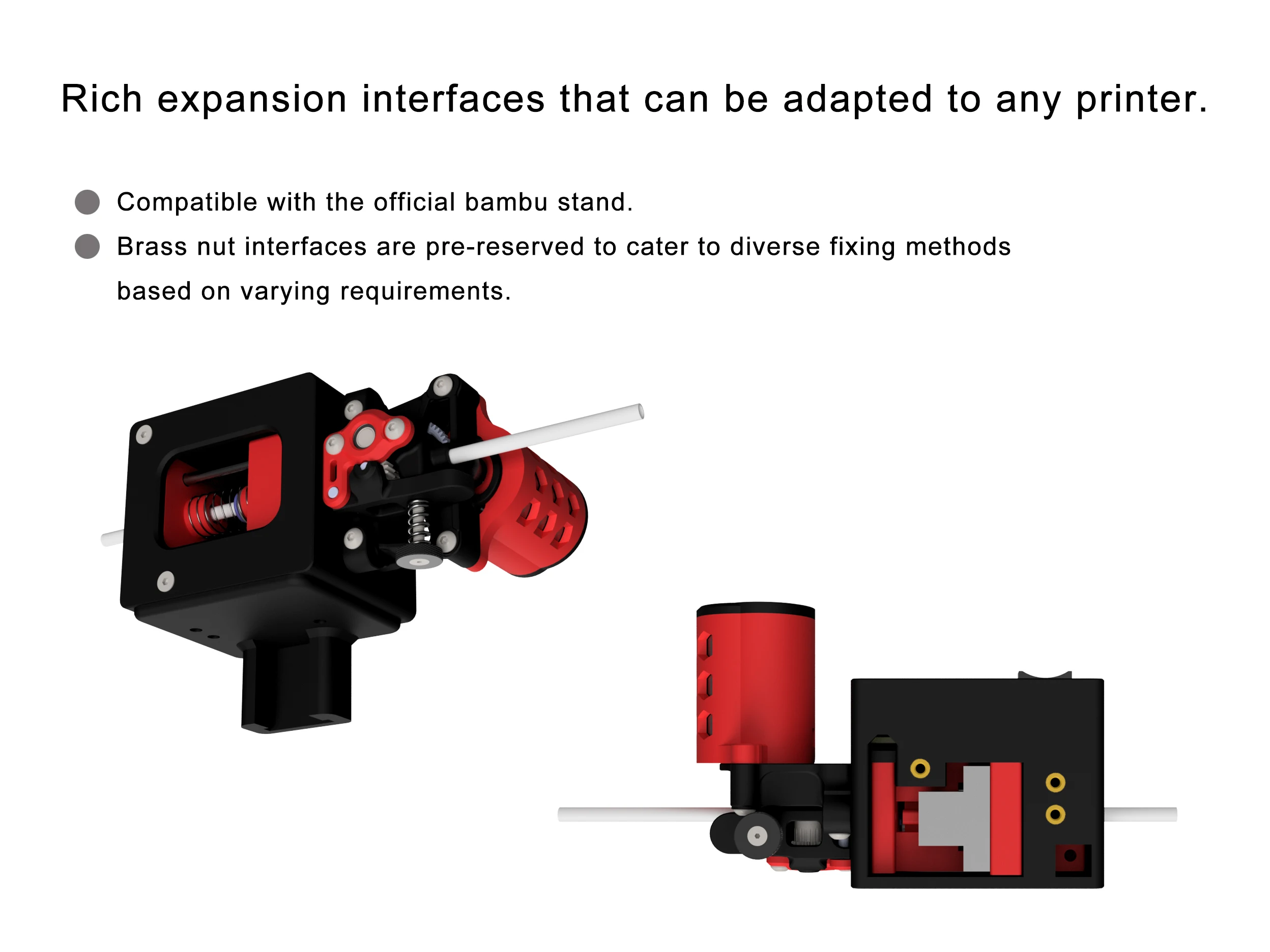 Seleadlab TPU Feed Assist Module Einfaches Zuführgerät, geeignet für 3D-Druckerteile für Bambu Voron alle FDM-Drucker – Detail 3