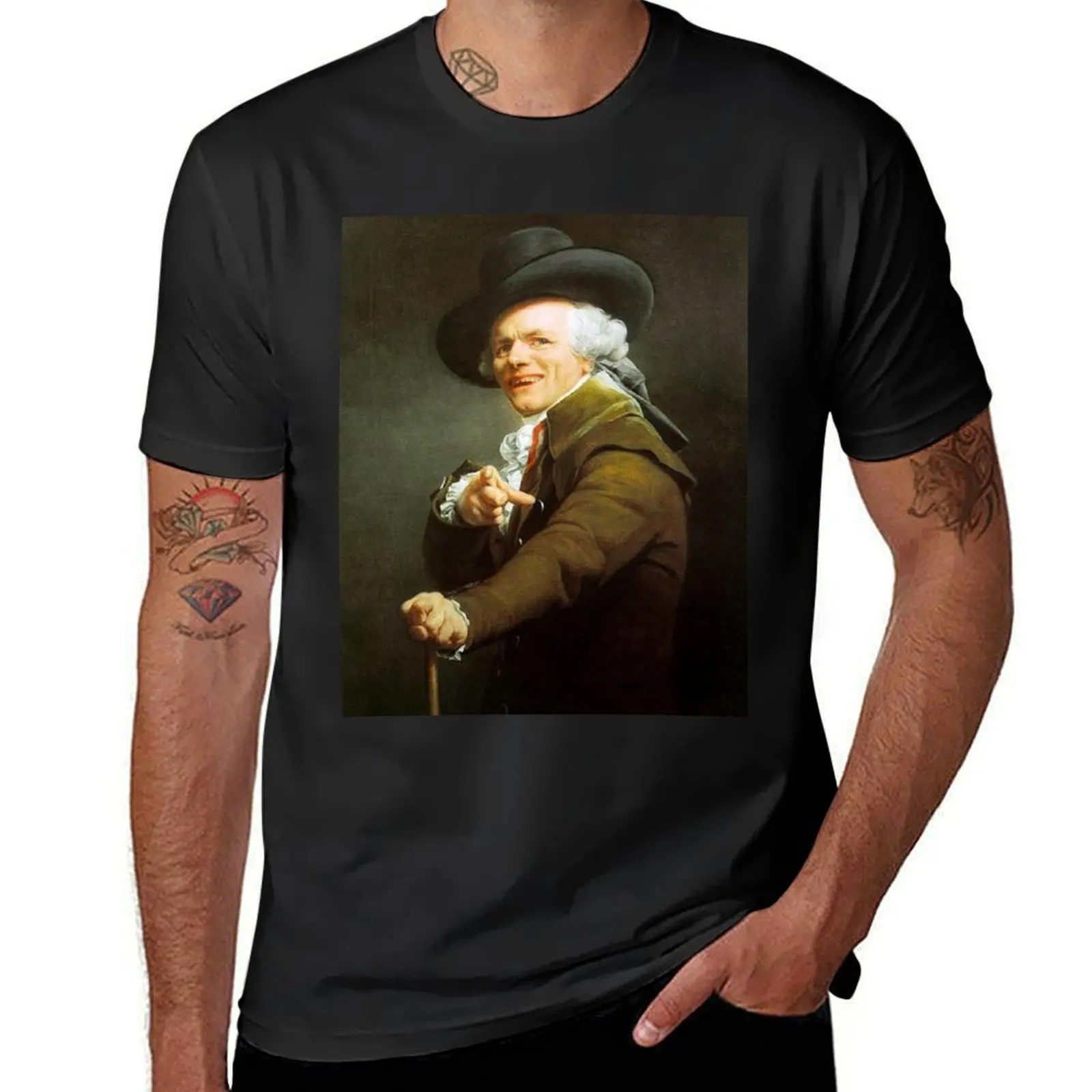 Joseph Ducreux Self Portrait of the artist in the guise of a mocker Portrait de l'artiste sous les traits d'un moqueur T-Shirt