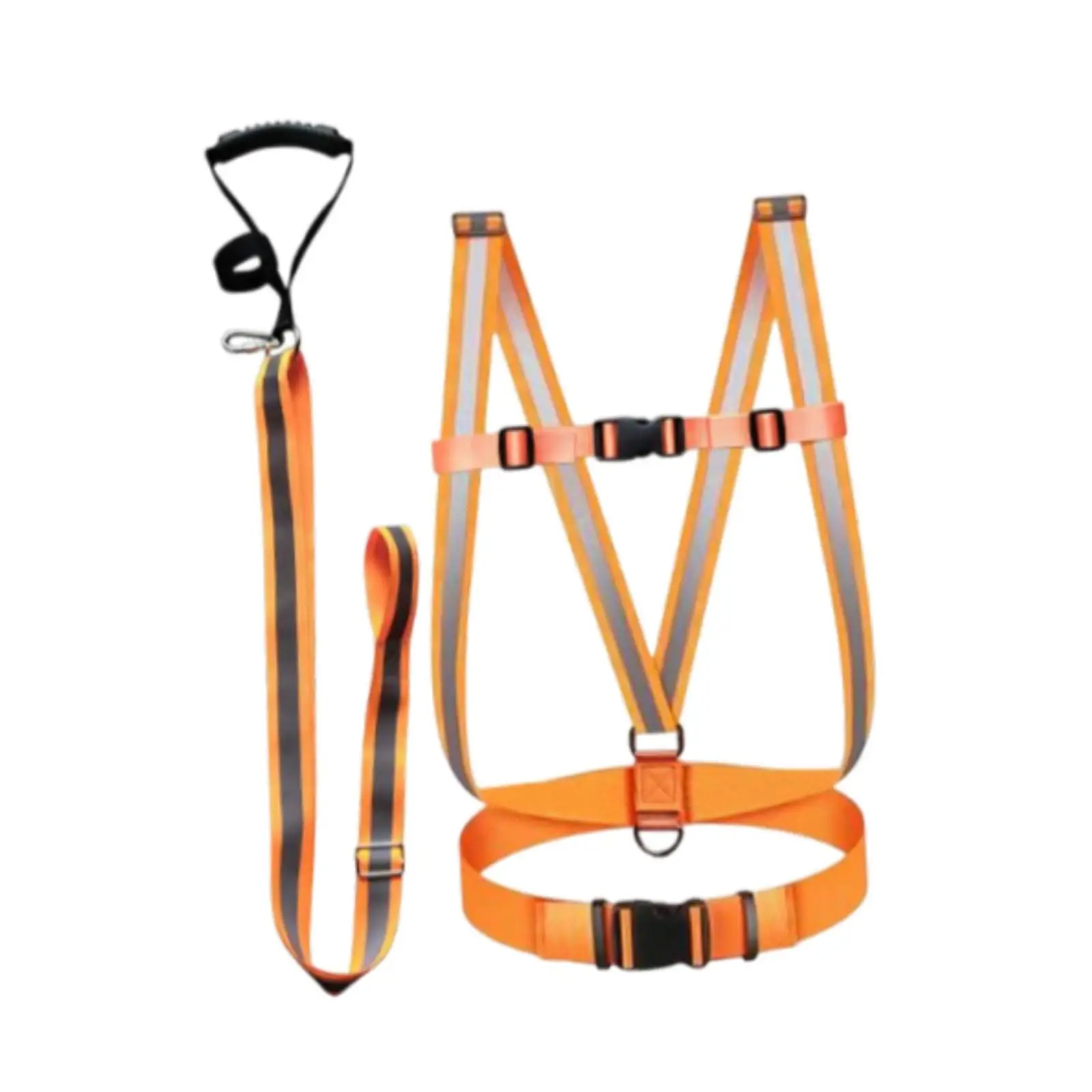 

Reflective Deer Drag and Harness Set Adjustable with Comfortable Handle Vest