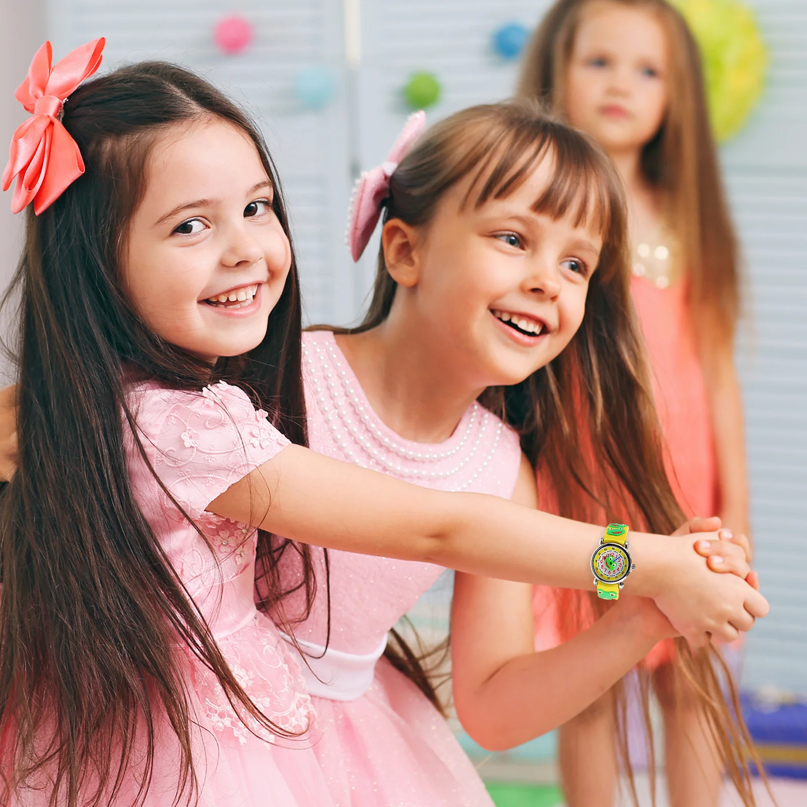 1pc Cartoon Outdoor Time For Cartoon Silicone Wrist Outdoor Watch Watch Learning Gift