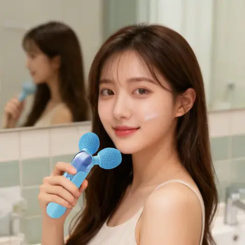 3D Roller Massager Y Shape 360 Rotate Thin Face Body Slimming Shaping Muscles Relaxation Wrinkle Remover Facial Massage Brush