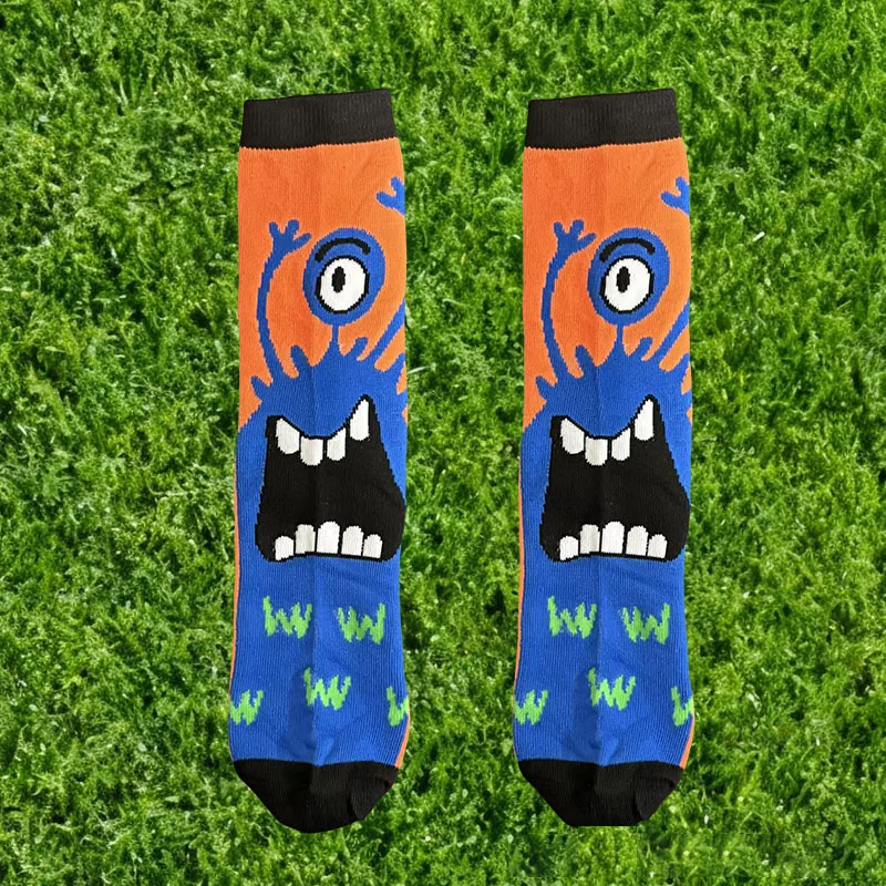 1/5/10 Pairs Character Cartoon Monster Emoticon Cute Cosplay Mid-Calf Socks Unisex