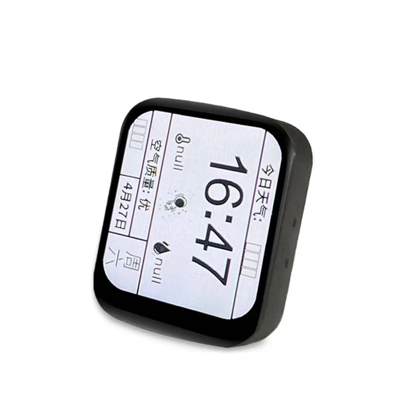 AC39-ESP32 C3 1.69 Inch LCD Touch Screen 240X280 Mini TV LVGL Astronaut Clock Watch Screen With Battery Compartment