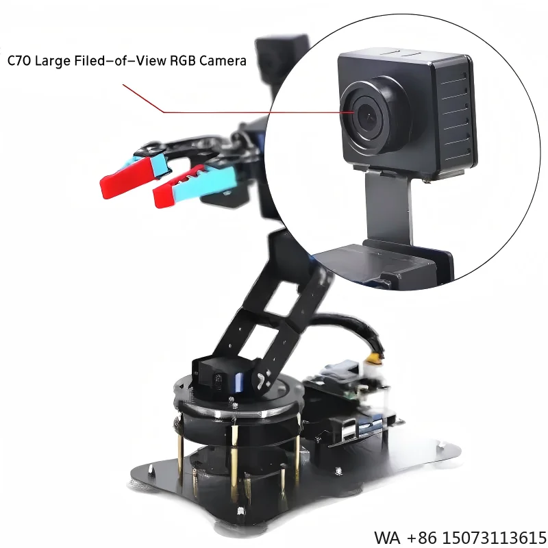 

4-Axis Desktop Collaborative Robot Arm for Kids, Smart Drawing Robot with Motor, Easy Programming for Education