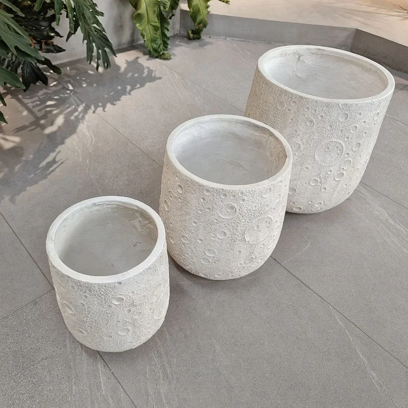 

Plants Pots for Home and Garden Decoration Europe Customized Round Design Factory Price Large Planter Pot Style Outdoor