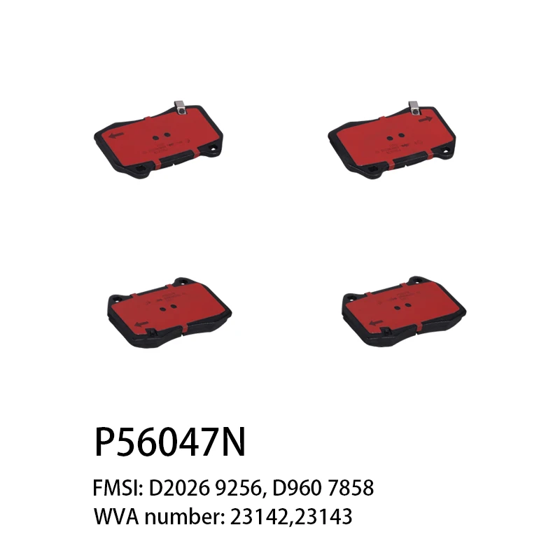 

ORIGINAL brake pads P56047N suitable for Some Models Of Nissan 350Z coupe(Z33) 350Z Roadster (Z33) OEM 41060CD028 etc