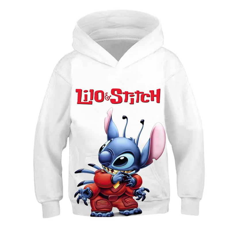 New Stitch Fashion Children\'s Clothing Star Baby Cartoon Hoodie Pullover Children\'s Fashion Children\'s Clothing