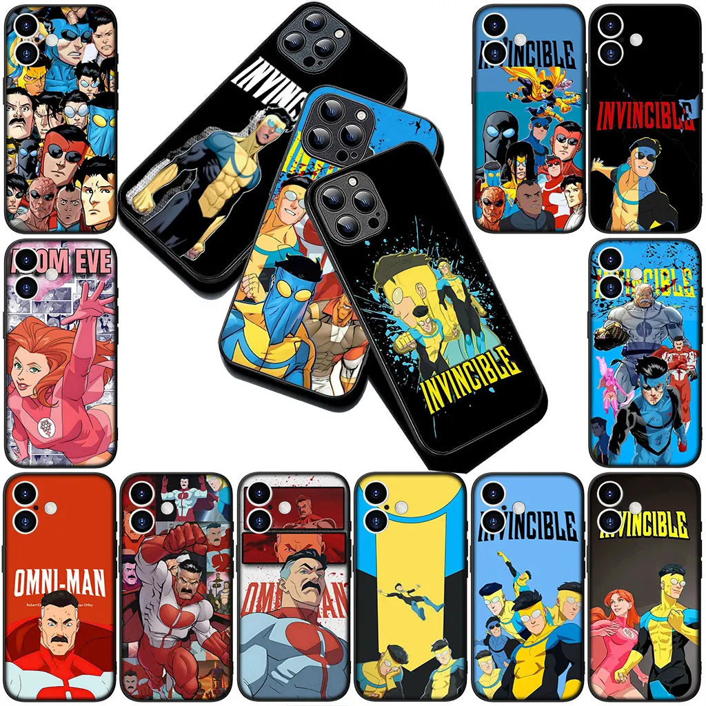 Чехол для телефона Omni Man I-Invincibles Collage Case для Motorola Moto G22 G23 G32 G53 G60 G72 G64 G20 G8 G9 Plus Power E13 E20 E32