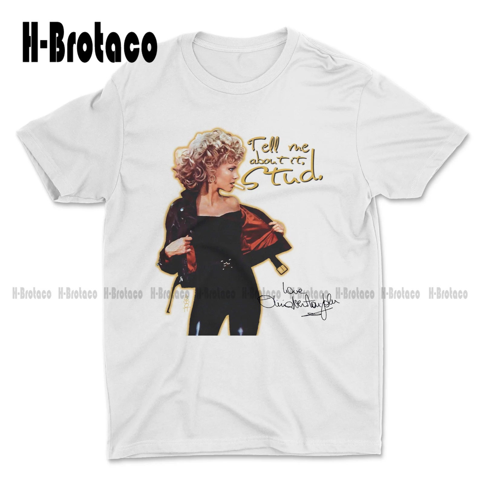 Olivia Newton John Tell Me About It Stud T- Shirt Men All Size Tshirt Dress Fashion Creative Leisure Funny T Shirts Xs-5Xl New