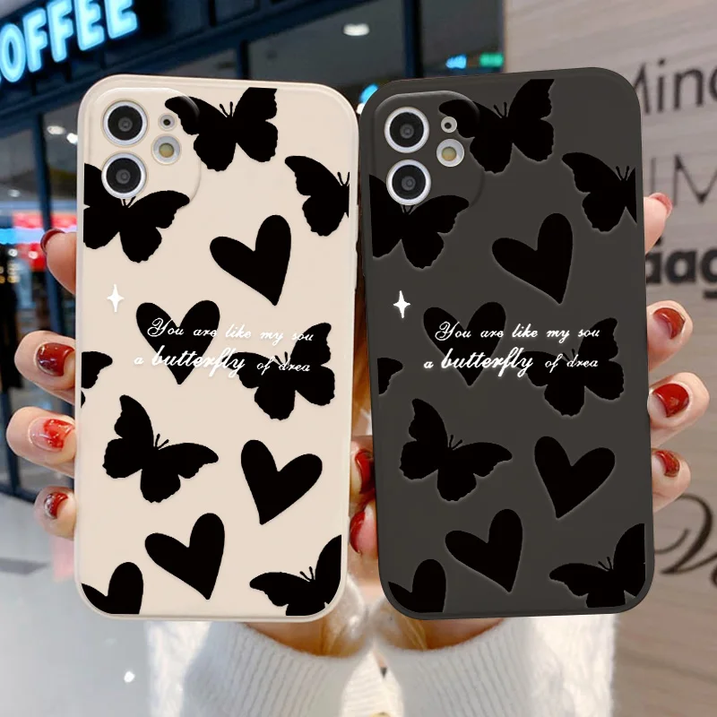 Daisy Flower Phone Case For iPhone 13 Cases iPhone 11 12 14 13 Pro Max 12 13 Mini XR X XS Max 6S 7 8 Plus SE Silicone Soft Cover