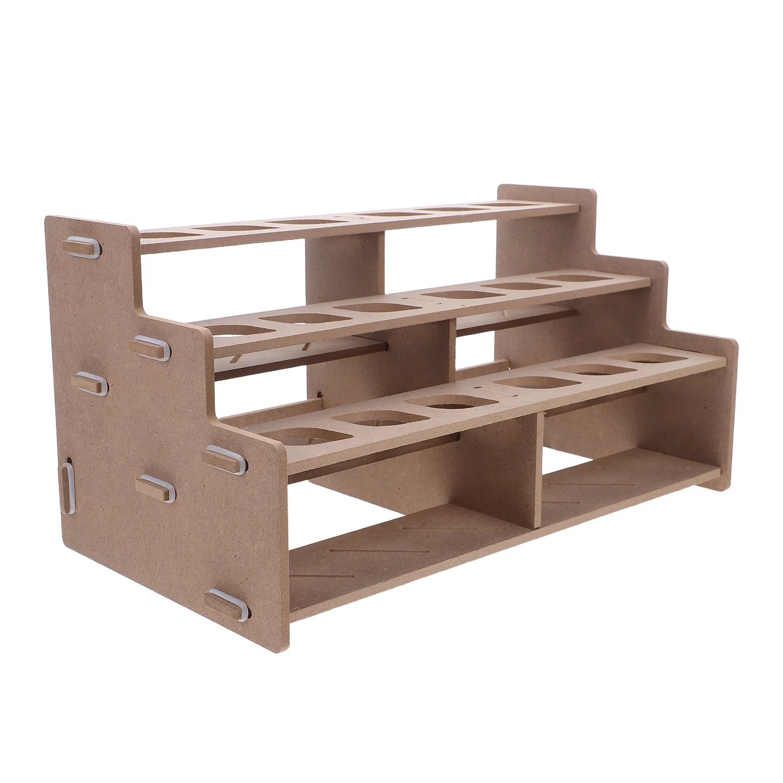 

Paint Organizer Rack Multi Layered Desktop Stand for Oil Watercolor Paint Bottles Storage Brush Holder Art Supplies Organizer