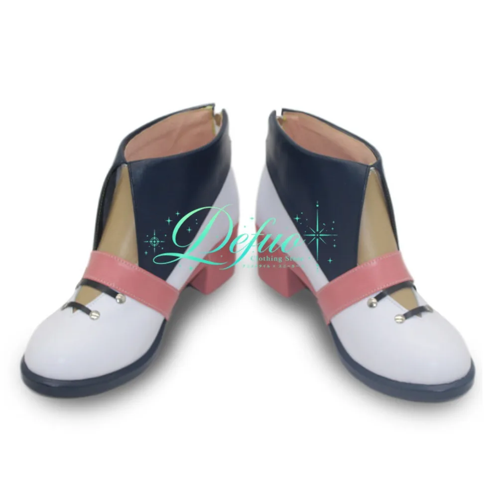 Game Fuuka Aikiyo Cosplay Shoes Custom Made for Valentine Halloween School Character Event Anime Convention and Photography