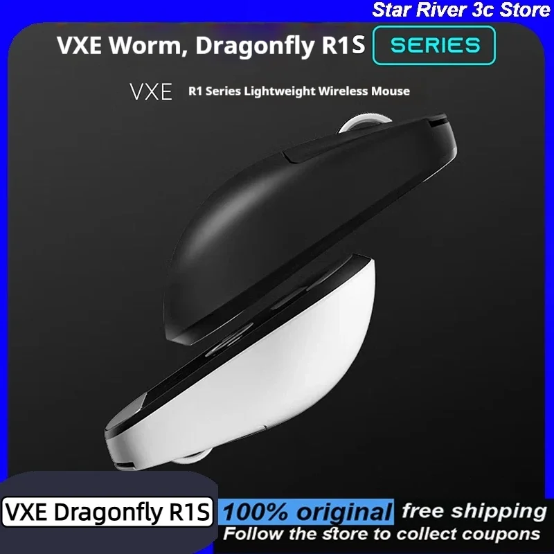 vxe-dragonfly-r1s-ワイヤレス-bluetooth-マウス-xhero-センサー-超軽量-人間工学に基づいた設計-長時間バッテリー-ゲーム-オフィス-eスポーツ向け