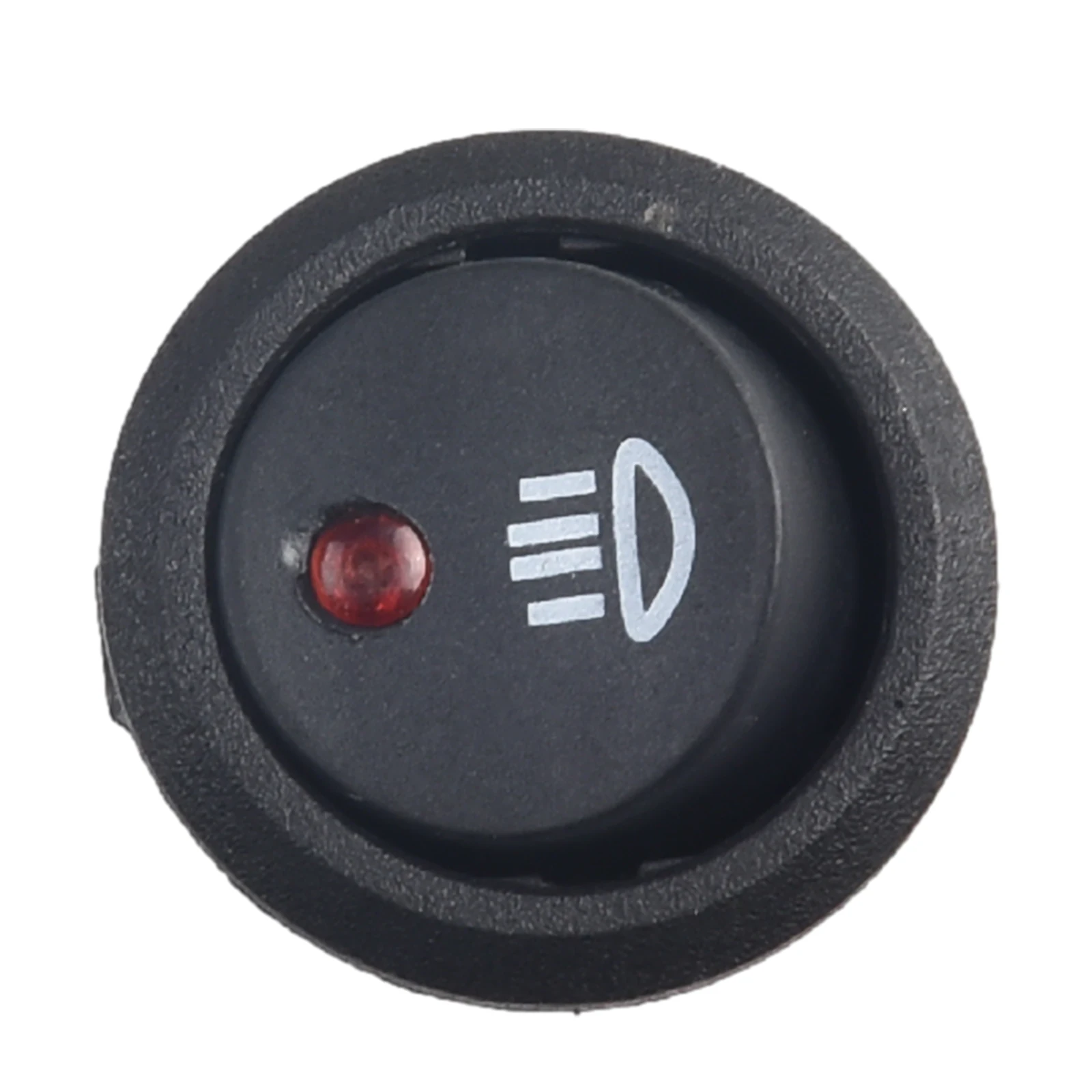 10Pcs/set LED 12V Fog Lamp Switch Buttons Car On Off Rocker Switch Round Red Led Fog Light Lamp Symbol Fit For Car Van Truck