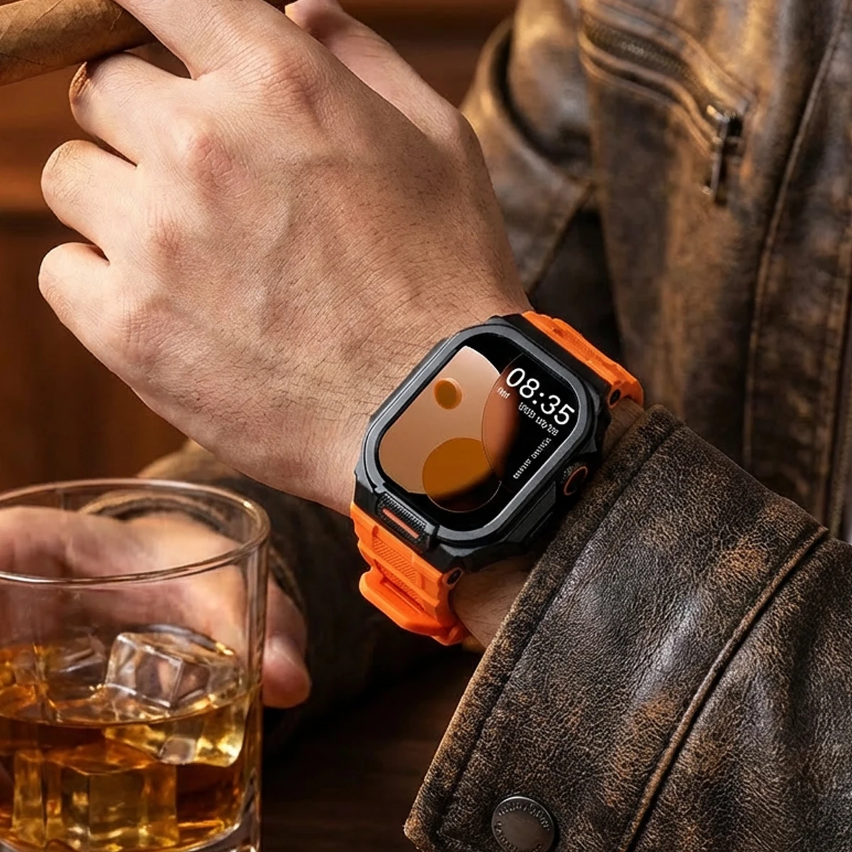 حزام متكامل متين مع غطاء لساعة - مراجعة Rugged Sport Strap وسعره