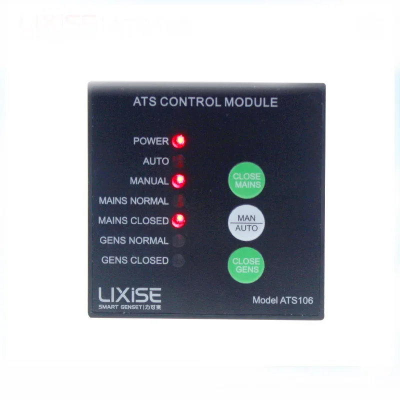 ATS106 diesel generator ats controller automatic transfer switch panel auto manual changeover USB LED control module