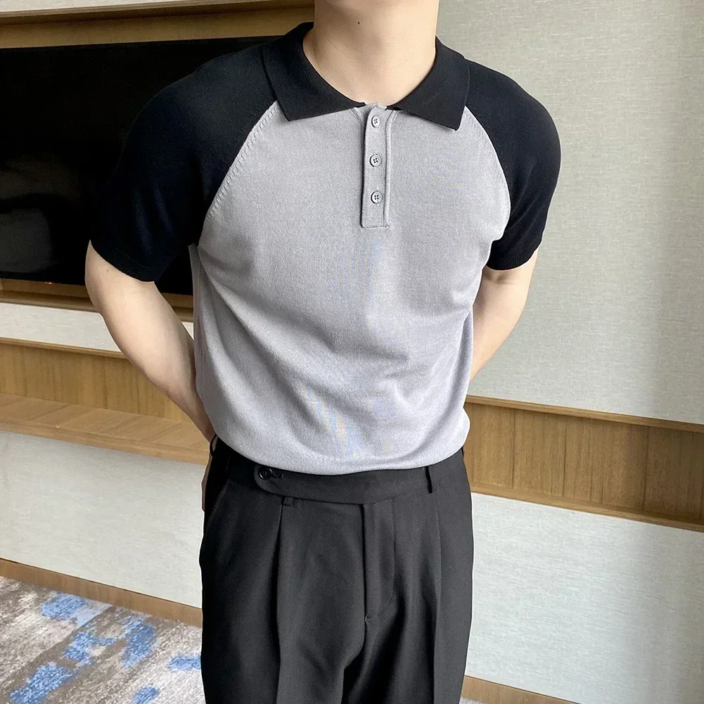 

Breathable Summer Clothing Casual Casual Short Sleeve Men's Summer Shirt Vacation Clothing Contrasting Pattern