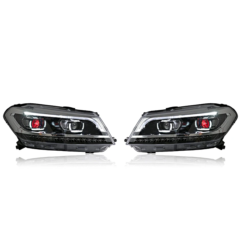 ROLFES 2x For Volkswagen VW Santana 2016-2020 Front Lights LED Turn Signal DRL Headlight HID Projector Lens Dynamic Accessories