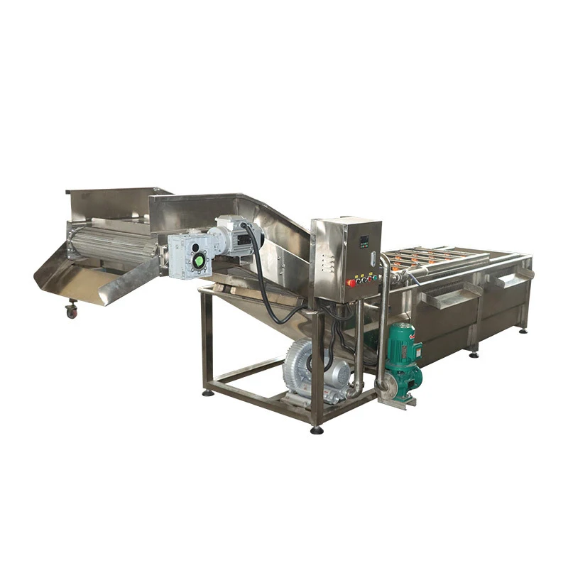 Stainless Steel 304 Bubble Spray Washer for Leafy Vegetables Root and Tuber Vegetables and Crayfish