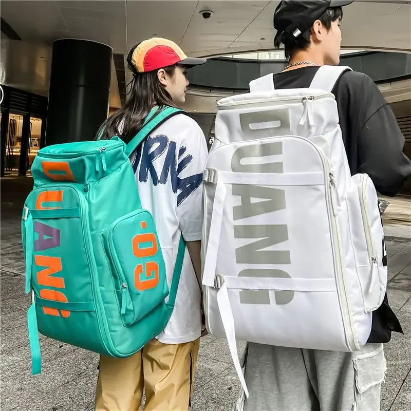 2024 Fashion Large Capacity Ski Skateboard Bag Trend Brand Men's Travel Backpack Sports Hiking Men's Backpack Dry Wet Separation