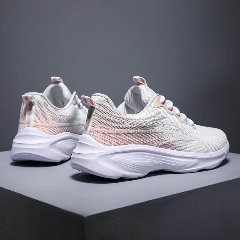 Novedad de verano, zapatillas para correr para mujer, zapatillas antideslizantes a la moda para senderismo, zapatos transpirables con cordones, zapatillas ligeras y cómodas para parejas