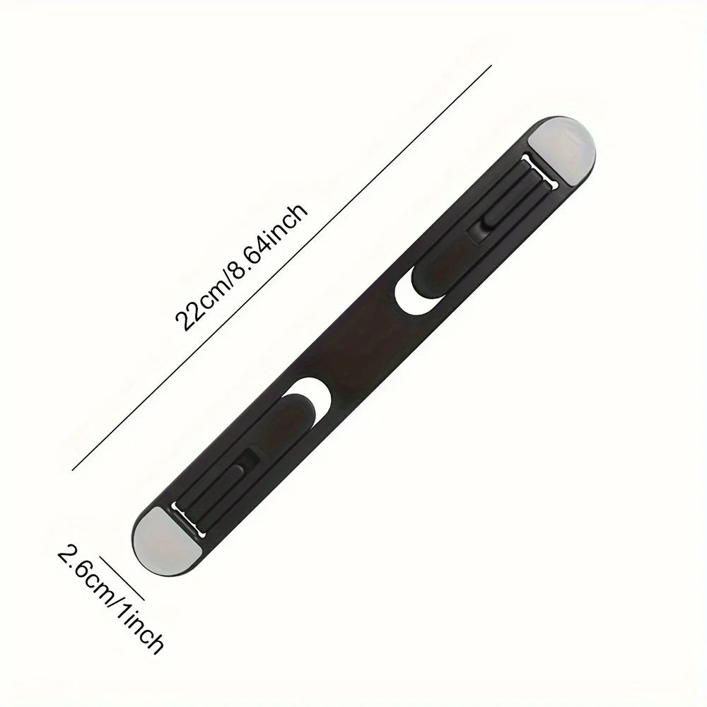 قطعة واحدة من حامل الكمبيوتر المحمول القابل للتعديل، مادة ABS المحمولة، رف تبريد المكتب، تعليق قابل للطي للتخزين غير المرئي المحمول #2