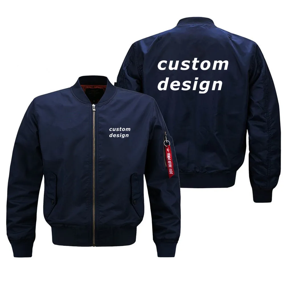 Spring Autumn Winter Man Jacket Coat Custom Design Support Customization Diy Logo Military Outdoor Ma1 Bomber Jacket for Men