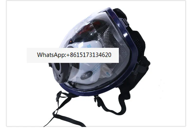 Positive pressure air respirator accessories, face mask, large field of view silicone image 4