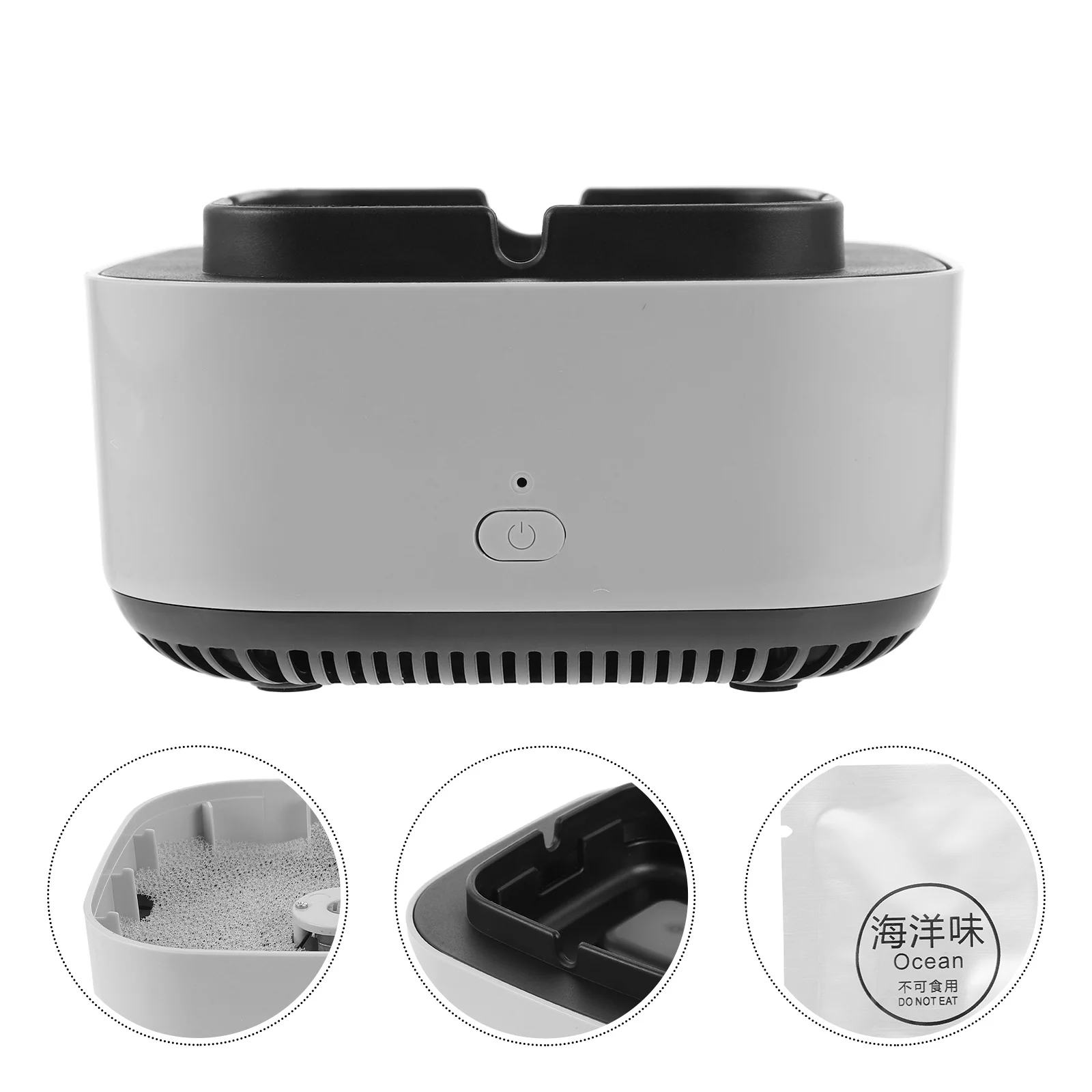 

2-In-1 Air Purification Ashtray Negative Ion Filter Smokeless Operated For Home Outdoor Modern Decorative Ash Holder
