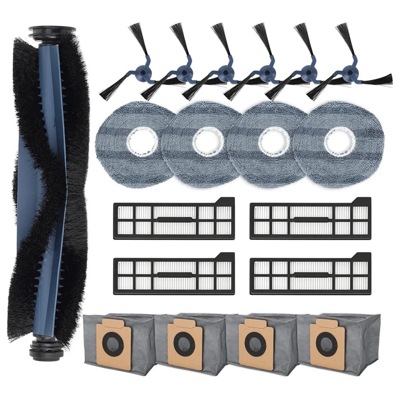 

Для робота-пылесоса Eufy X10 Pro Omni, основная боковая щетка, фильтр Hepa, швабра, тканевые мешки для пыли, запасные части