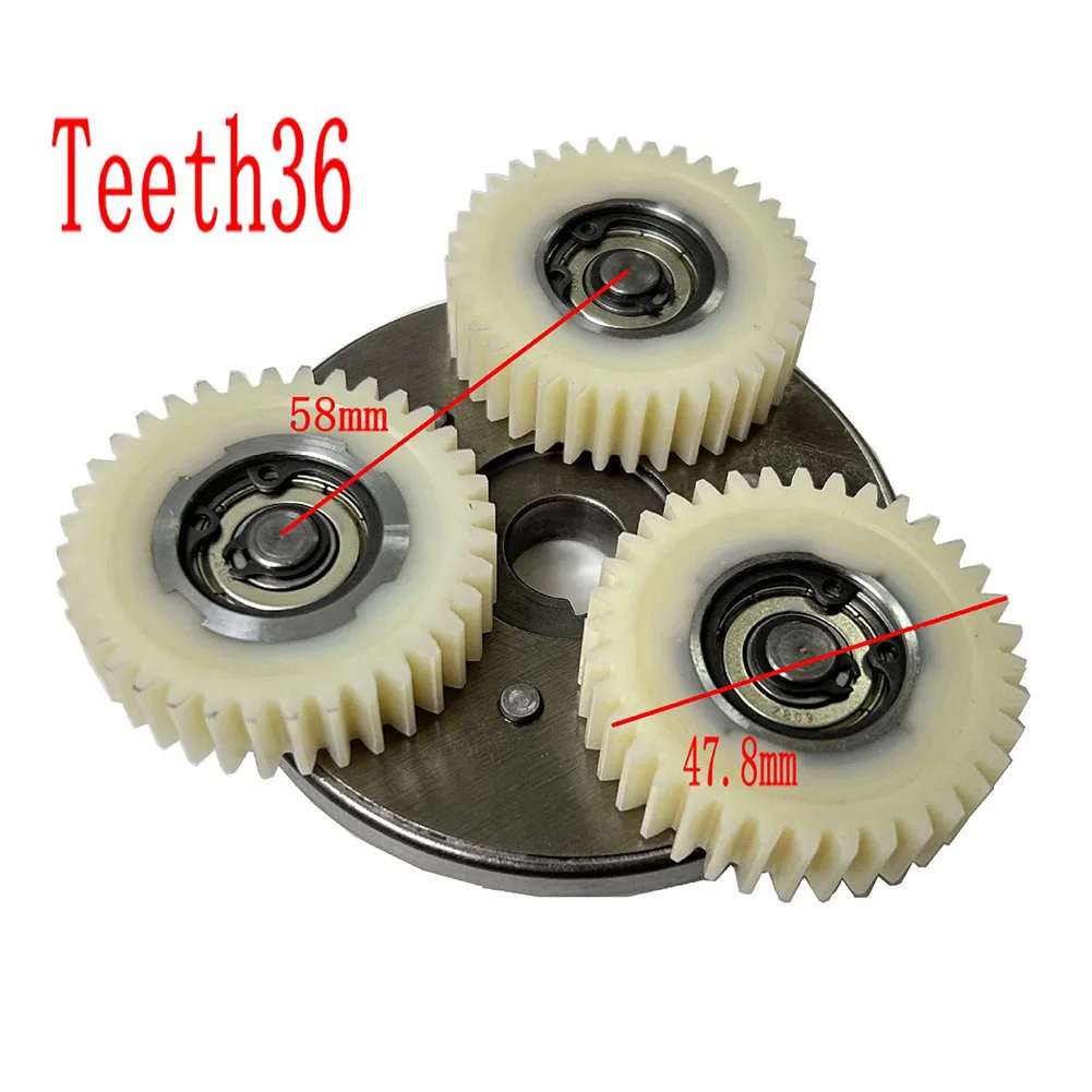 

1000W Fat Motor 36T Nylon Gear Abs Plus Metal Material Approx 36T Size Fat Bike Motor Gear For Bafang Hub Motor