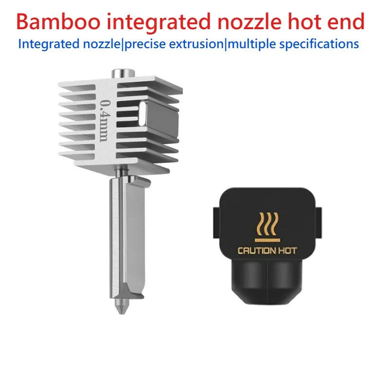 3D Printer Parts FOR Bamboo A1/A1mini Integrated Hot End Hardening Steel Nozzle Extrusion Head BambuLabu