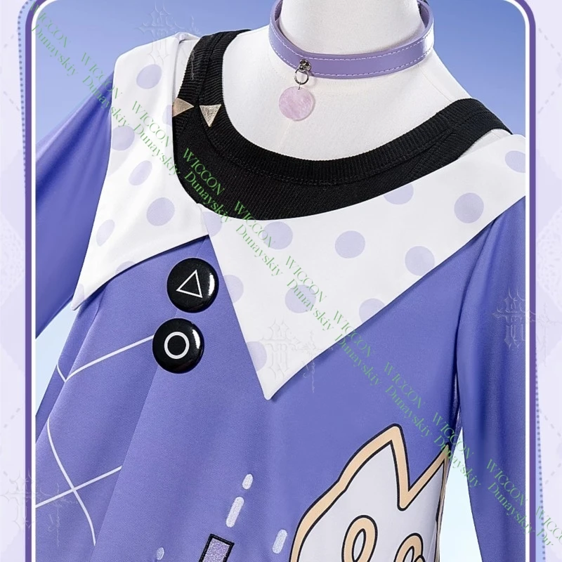 Anime Game Relaxed Cosplay Pajamas Honkai Star Rail Robin Kafka Firefly Silver Wolf Outfit For Cosplayers Convention Halloween view 3