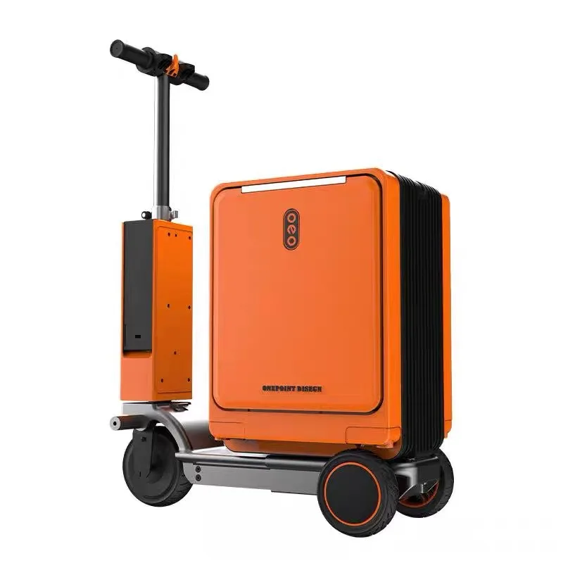 2026 Electric Suitcase, Cycling Case 20 Inches Can Be Logged Into The Aircraft, Telescopic Tie Rod Can Be Used By Adults
