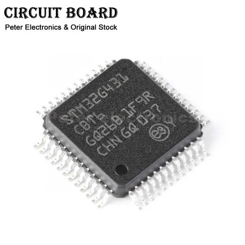 STM32G431CBT6 STM32G431 CBT6LQFP-48 128KB 1.71V~3.6V 32KB 170MHz FLASH 38 Microcontrollers  Available(1pcs)