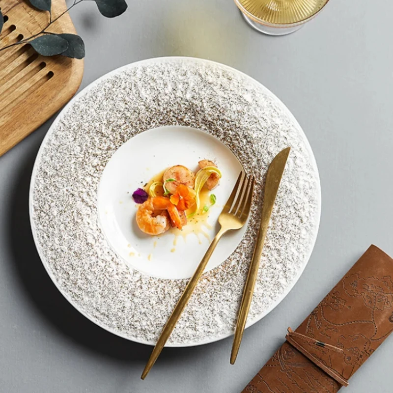 

Ceramic Western Dinner Plate Steak Plates Fruit Salad Bowl Sushi Plate Dessert Plates Dim Sum Dish Cold Dishes Tableware