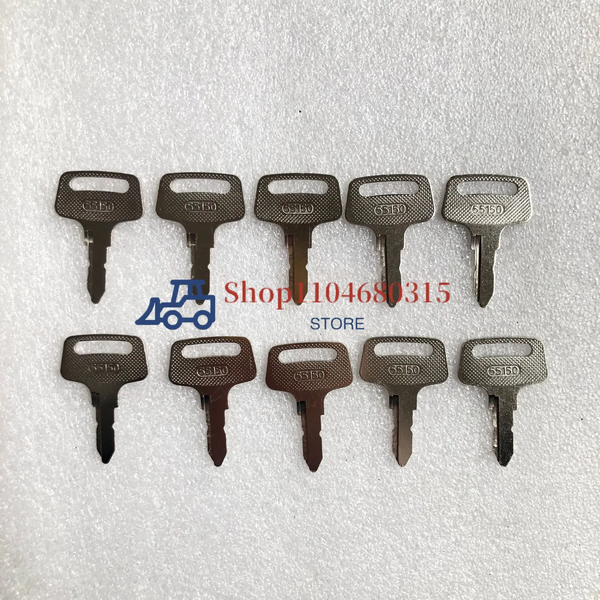 10 Uds 55150 llave 37410-55150 llave del interruptor de encendido para Kubota BX1500 BX1800 BX1830 BX22 BX2200 BX2230 B1550 B1750 Tractor