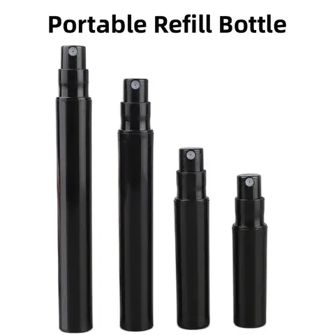 100pcs 2ml 3ml 4ml 5ml Perfume Bottle Empty Mini Spray Mist Vial Plastic Makeup Sprayer Travel Pump Atomizer Cosmetic Container