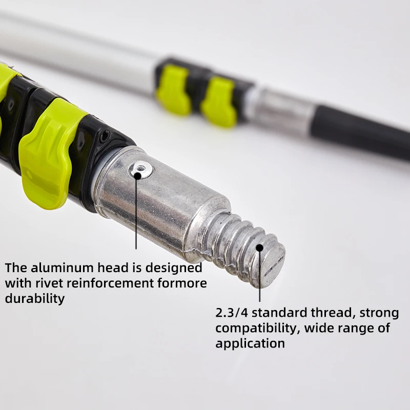 3M Factory Direct Lightweight Aluminum Telescopic Window Cleaning Tool Pole Rod Industrial Grade OEM ODM Direct Sales