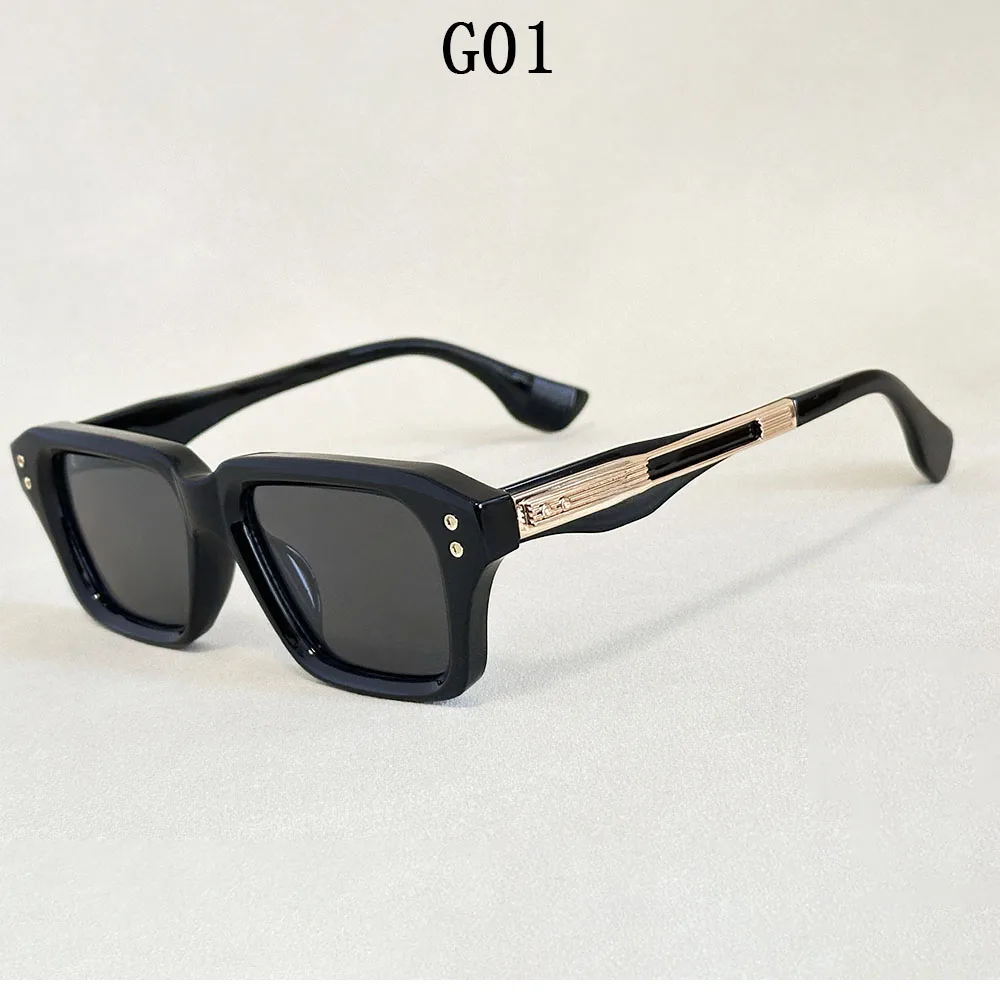 Retro Sonnenbrille Männer Vintage Quadrat Sonnenbrille Frauen Luxus Designer Mode Gläser Dropshipping Gafas De Sol Hombre Zonnebril – Detail 4