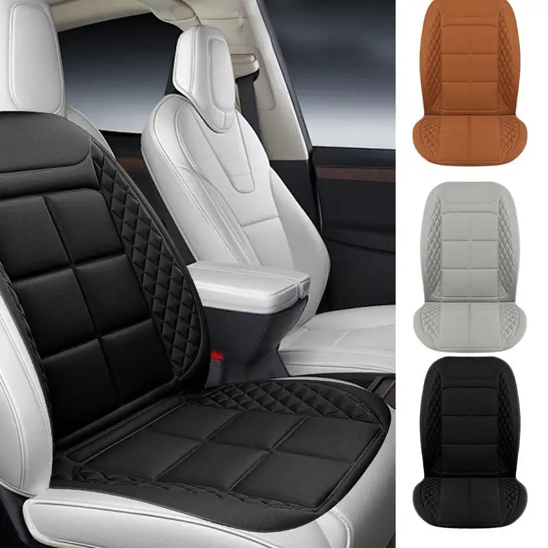 Heated Car Seat Cover 12V/24V Car Seat Heater Car Seat Protector Cover Heating Pad For Winter Driving Car Accessories