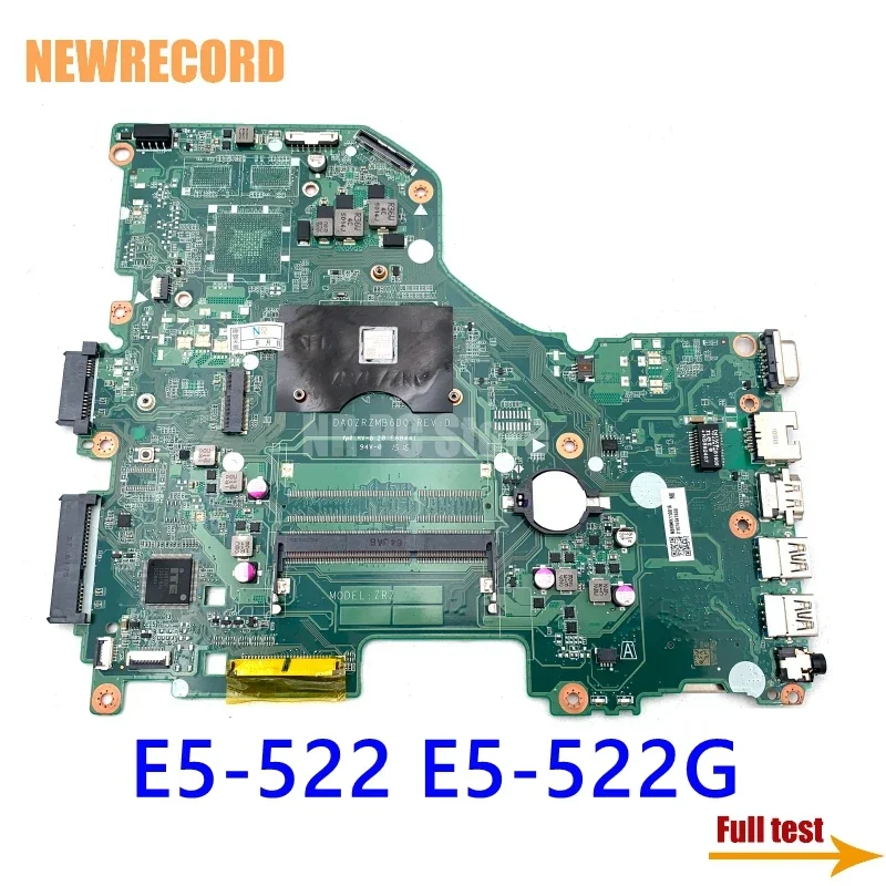 

For Acer Aspire E5-522 E5-522G Laptop Motherboard DA0ZRZMB6D0 NBMWK11001 with A4 A6 A8 A10 CPU Onboard Main Board