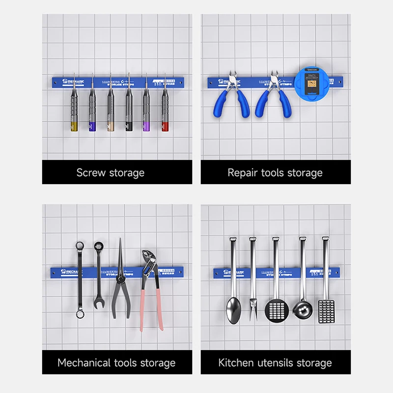 Mecânico mag25 barra de absorção magnética super absorção chave de fenda acessórios de reparo do telefone móvel e outras ferramentas de armazenamento de metal
