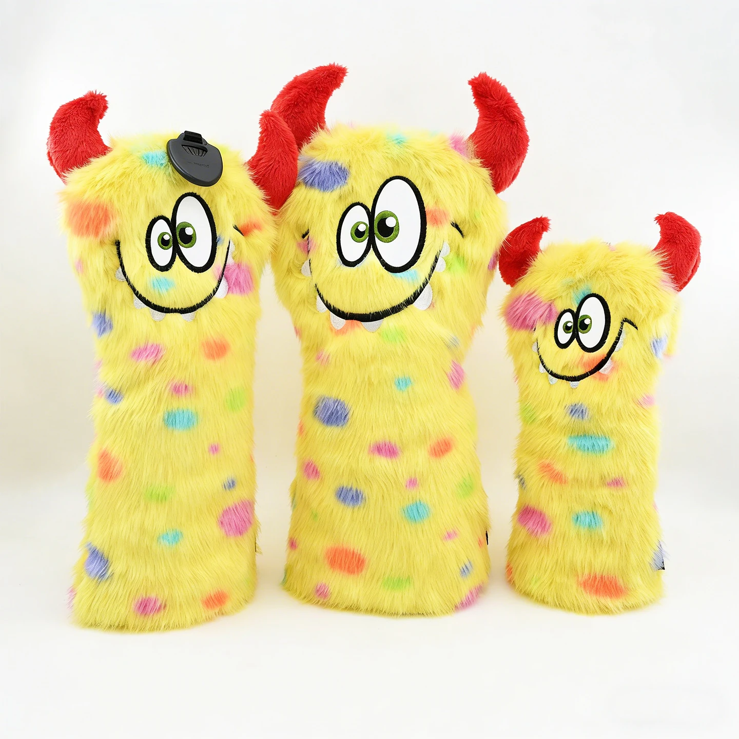 Funny Monster Golf Headcove Embroidered Plush Animal Design Club Head Cover for Wood Driver Custom OEM Golf Accessories