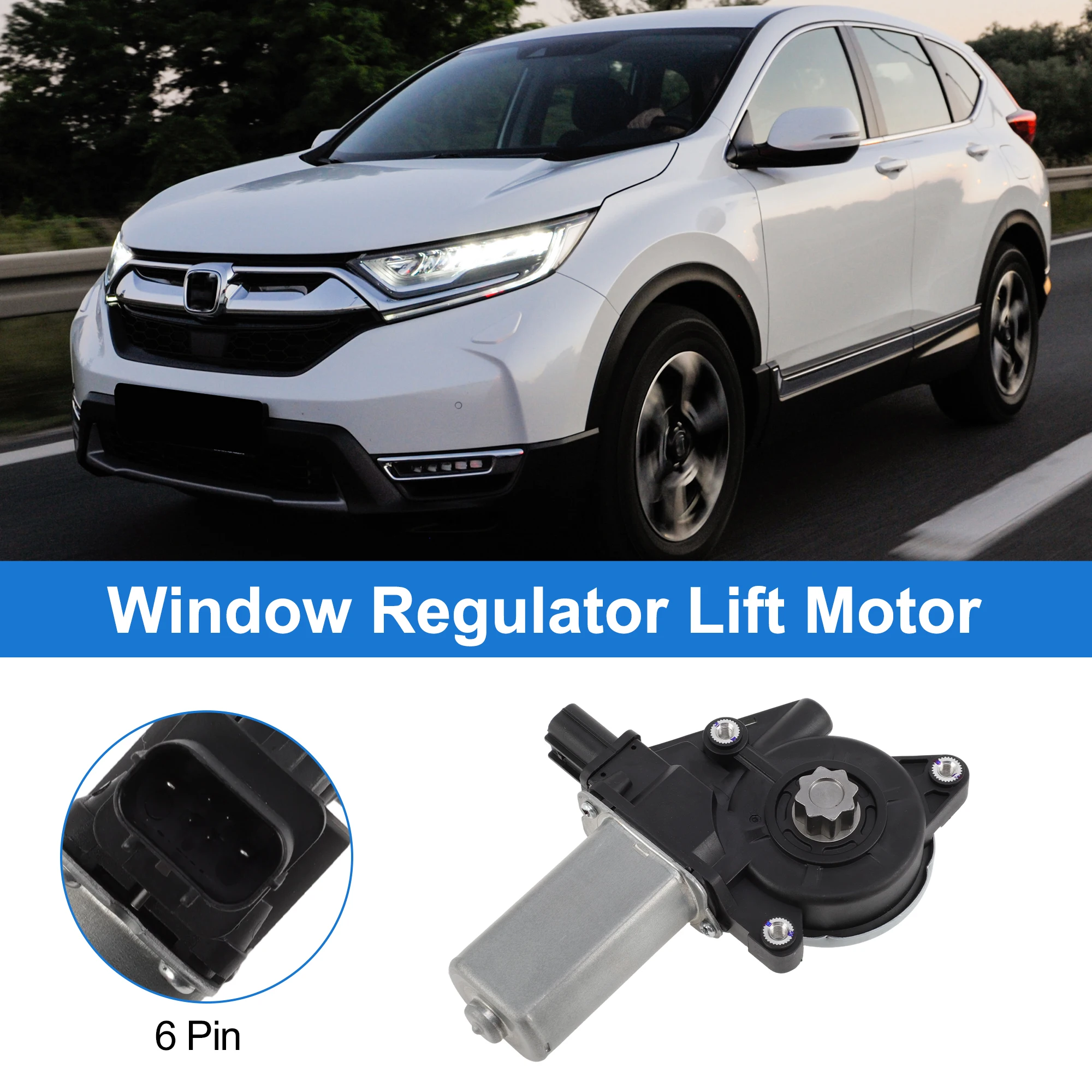 UXCELL Power Window Regulator Lift Motor for Honda CR-V 2007-2011