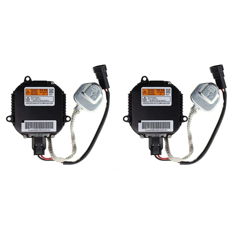 2X HID Xenon Headlight Ballast Control Unit Module With Igniter D2R D2S Bulb For Nissan Infiniti Mazda Saab 28474-89904