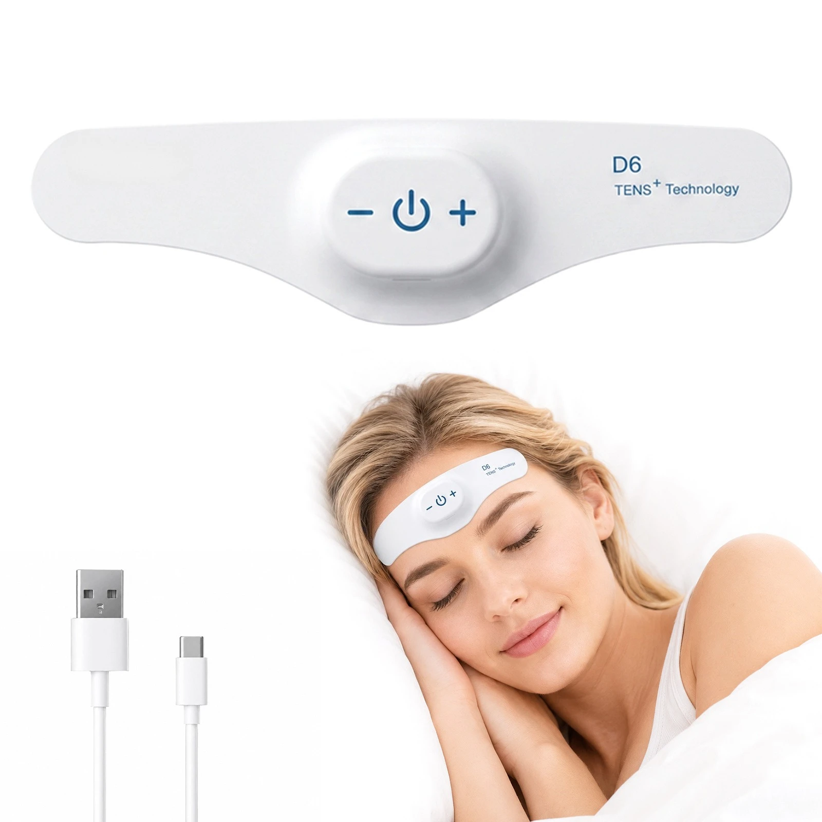 Office Technology - Rechargeable EMS Sleep Aid Device Portable