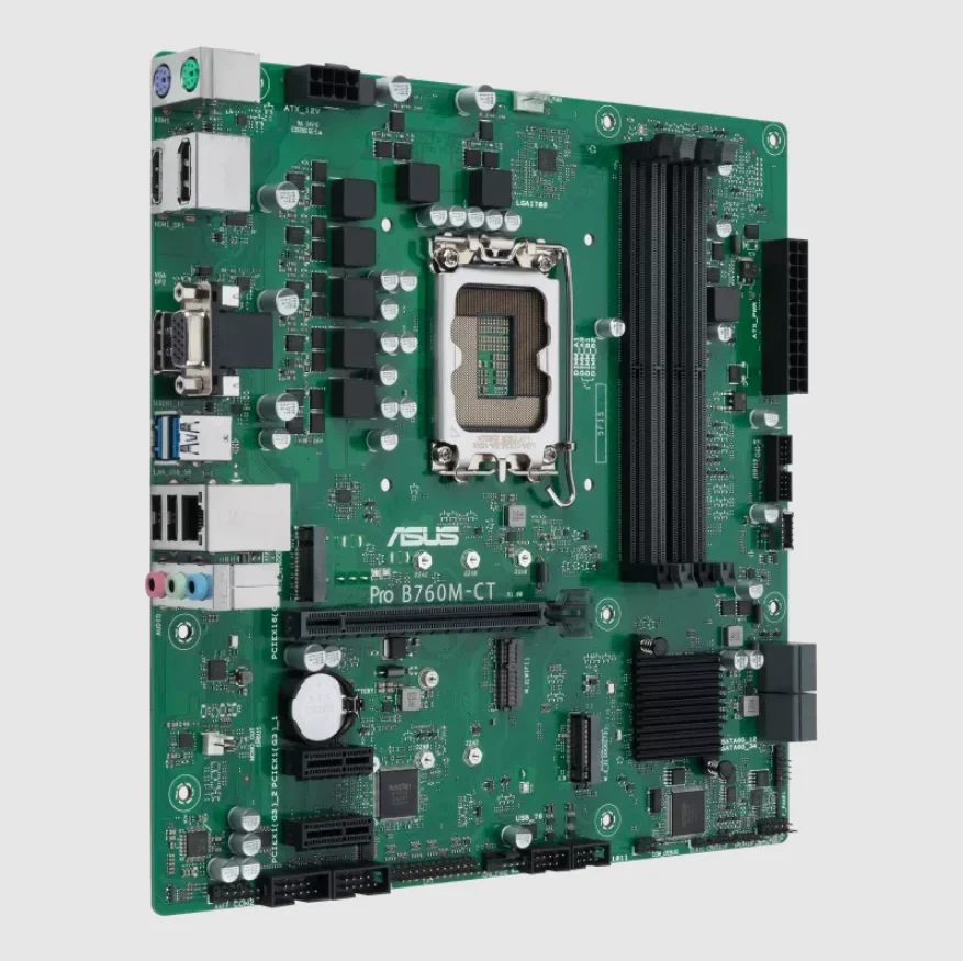 

MSI PRO B760M-CT Motherboard Support i9-14900KF i7-13790K i5-12400F CPU 2xDDR4 5333MHz 128GB LGA1700 HDMI NVME M.2 PCle 4.0 mATX