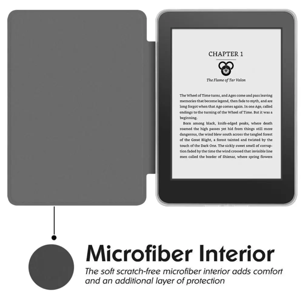 Auto Wake/Sleep 6 inch e-Reader Case Acrylic Shockproof Magnetic Cover Wear Resistant Smart for Kindle 2024/2022 11th Generation